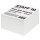 Блок для записей STAFF непроклеенный, куб 8х8х4 см, белый, белизна 70-80%, 111979, арт.: 111979
